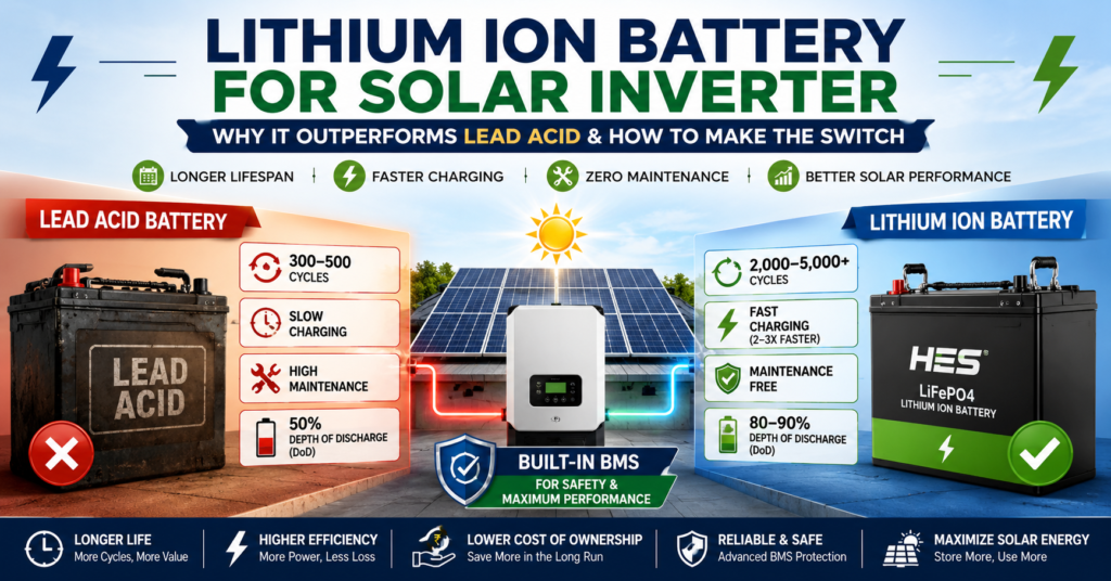 Lithium Ion Battery for Solar Inverter