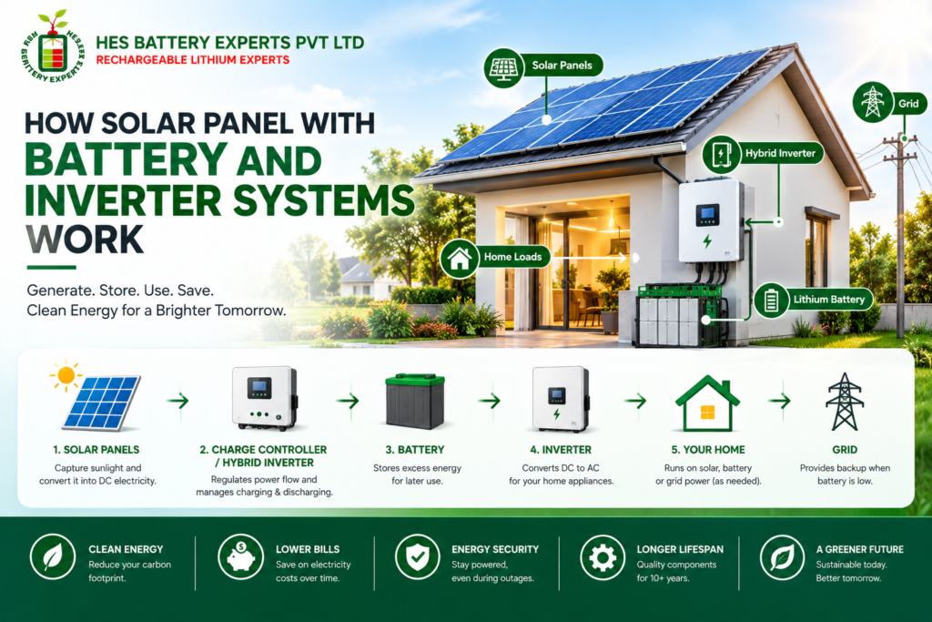 Solar Panel with Battery and Inverter: Complete Guide
