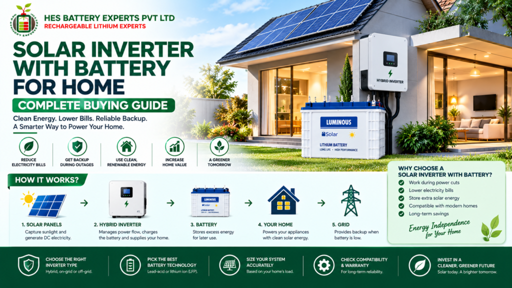 Solar Inverter with Battery for Home: Buying Guide
